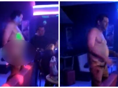 ¡Bochornoso! Alcalde de Calima El Darién, estaba borracho y terminó desnudo en una discoteca