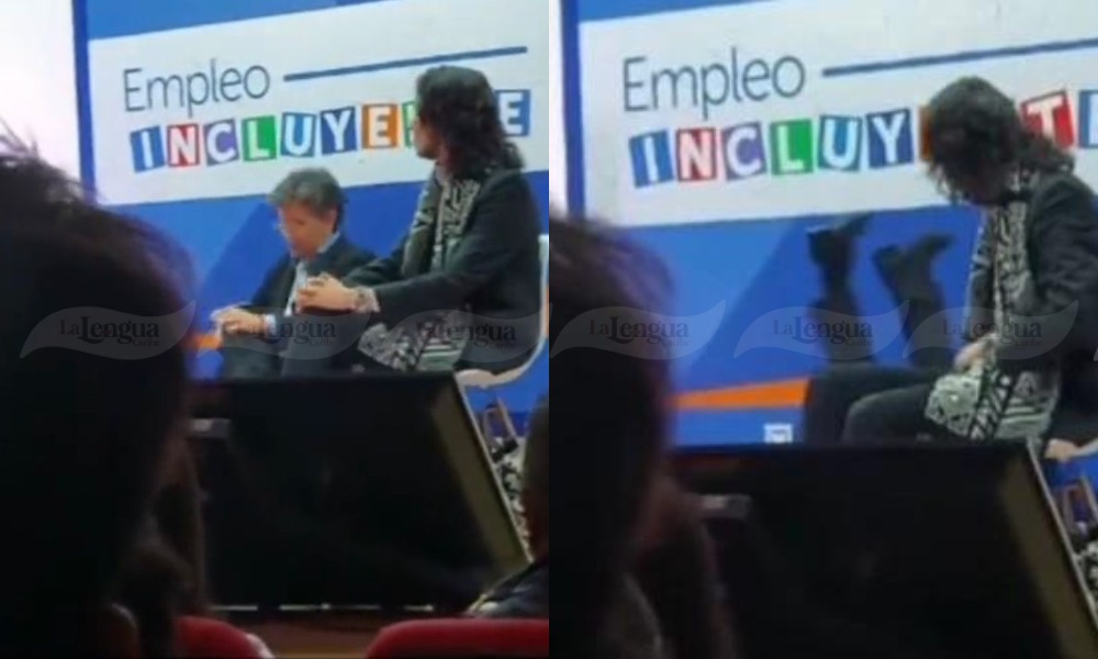 Al estilo de Condorito, alcaldesa Claudia López se cayó en pleno evento y quedó “patas arriba”