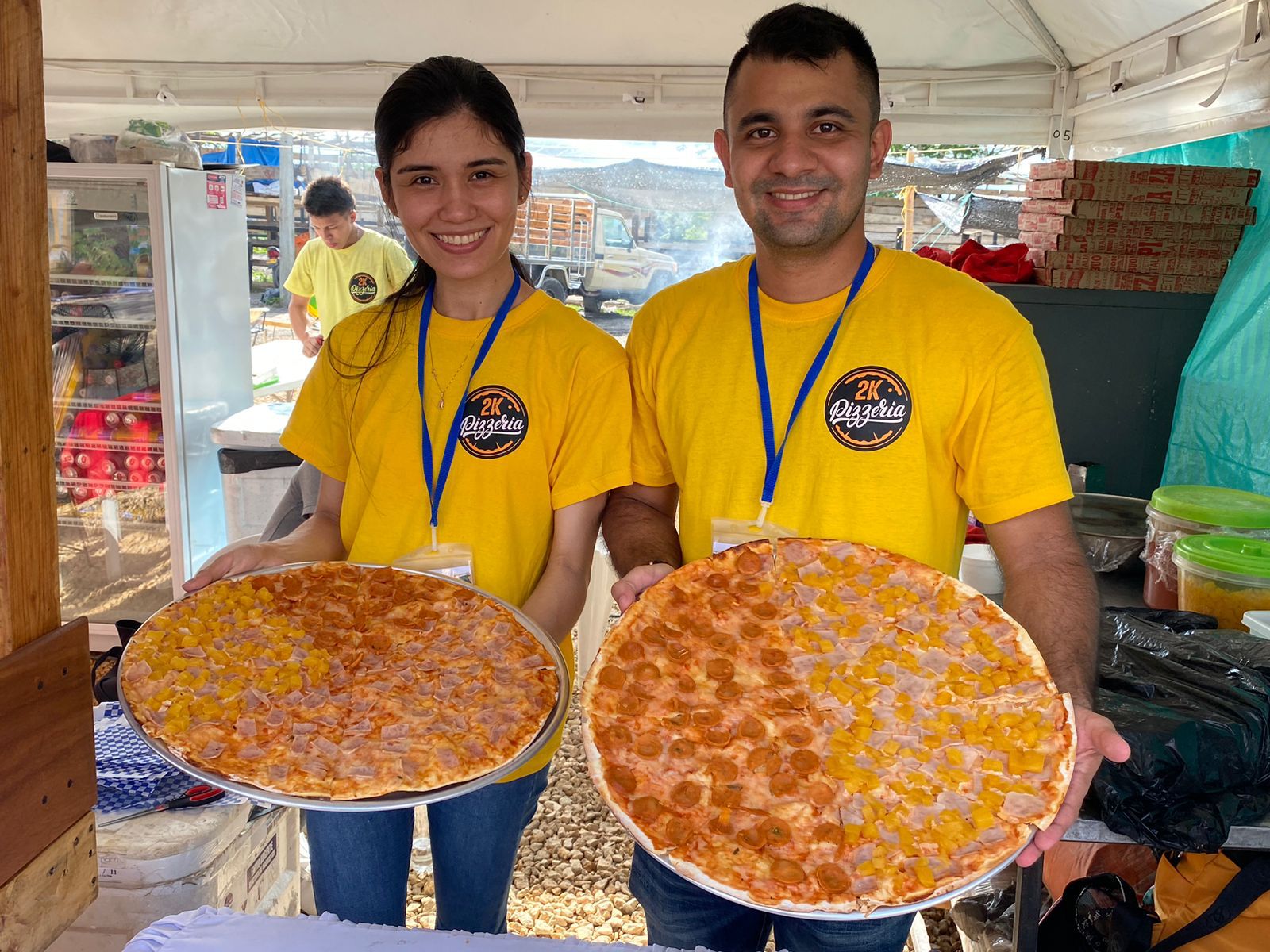2k Pizzeria, emprendimiento monteriano que participa en la Feria de la Ganadería