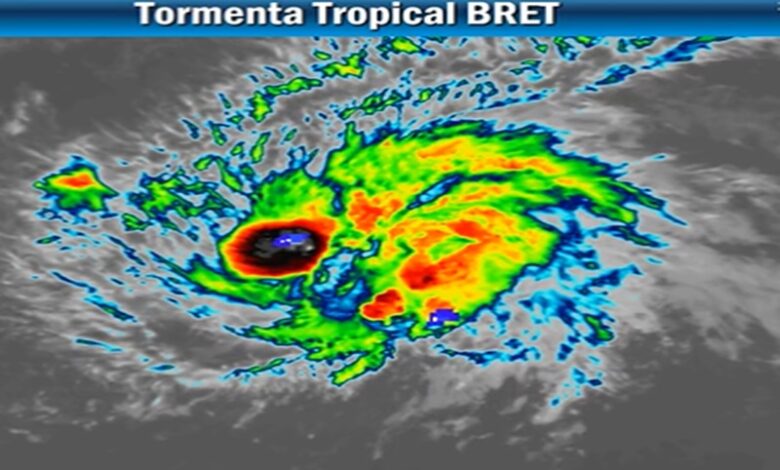 Anuncian que tormenta tropical Bret llegaría hasta la costa caribe