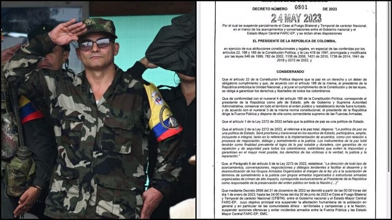 Iván Mordisco le da ultimátum al Ejército para que saque a los soldados de desminado humanitario