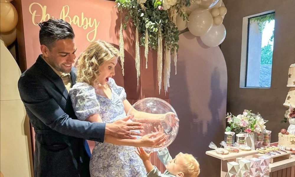 Lorelei Tarón y el ‘Tigre’ Falcao anunciaron el sexo de su quinto bebe