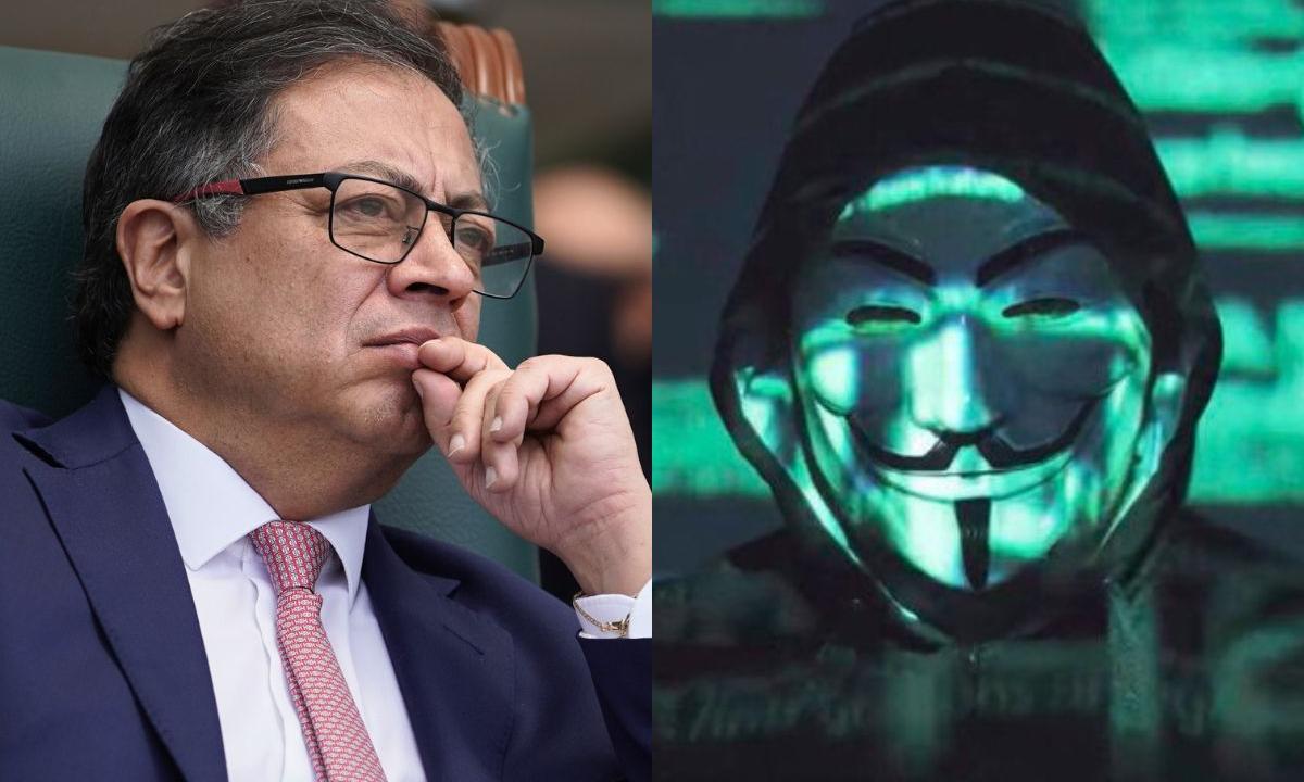 ¡Duro golpe para el Gobierno! Anonymous amenaza a Gustavo Petro con revelar ‘elementos claves’