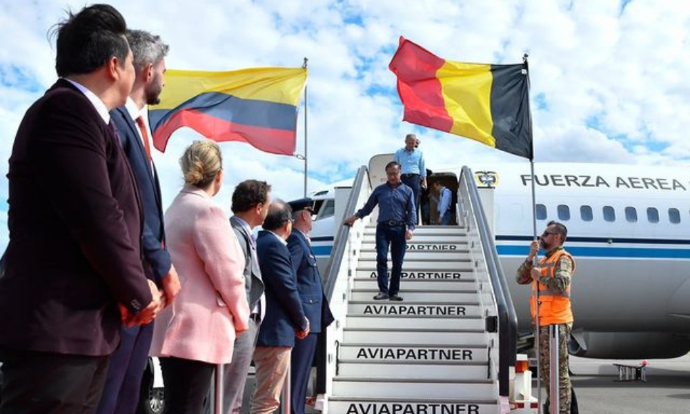 El presidente Petro llegó a Bruselas, este sería su viaje número 21 en 11 meses