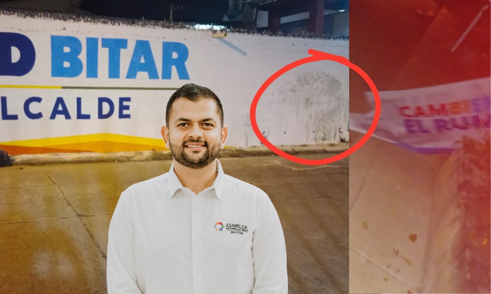 Candidato a la Alcaldía de Cereté, Said Bitar rechazó actos de vandalismo y promueve campañas limpias y respetuosas