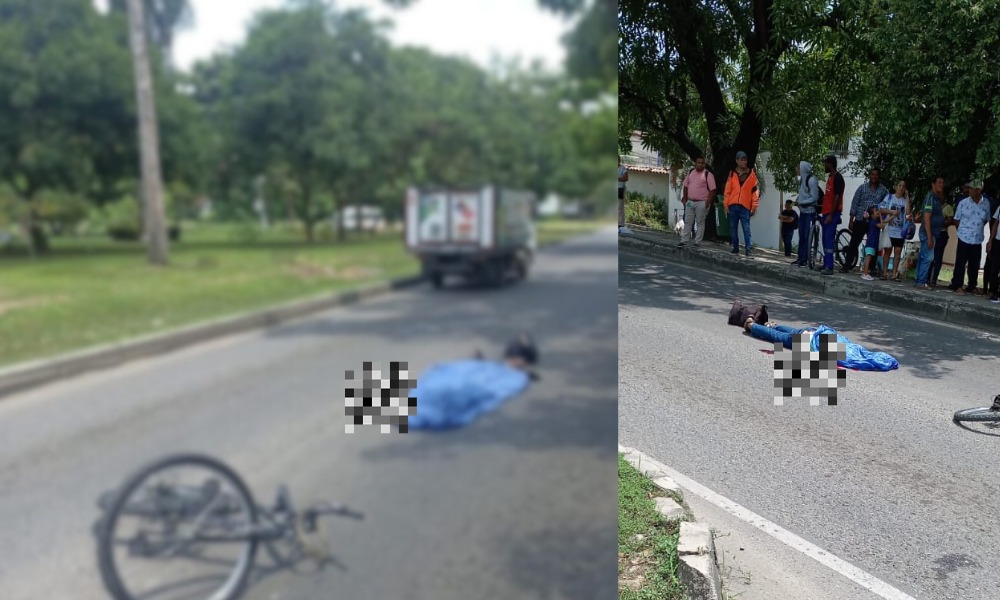 En pleno día sin carro murió hombre que se transportaba en una bicicleta