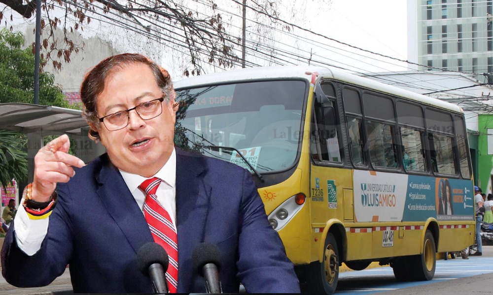 Más desastre para Colombia, Petro propone transporte público gratis y que los usuarios de la luz lo paguen en el recibo mensual