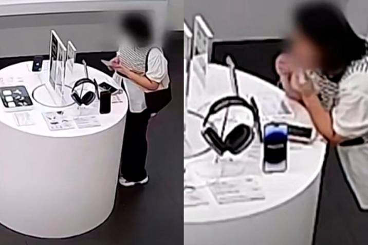 ¡Increíble! Mujer se roba un iPhone 14 a mordiscos, en redes dicen que “tiene mordida de perro”