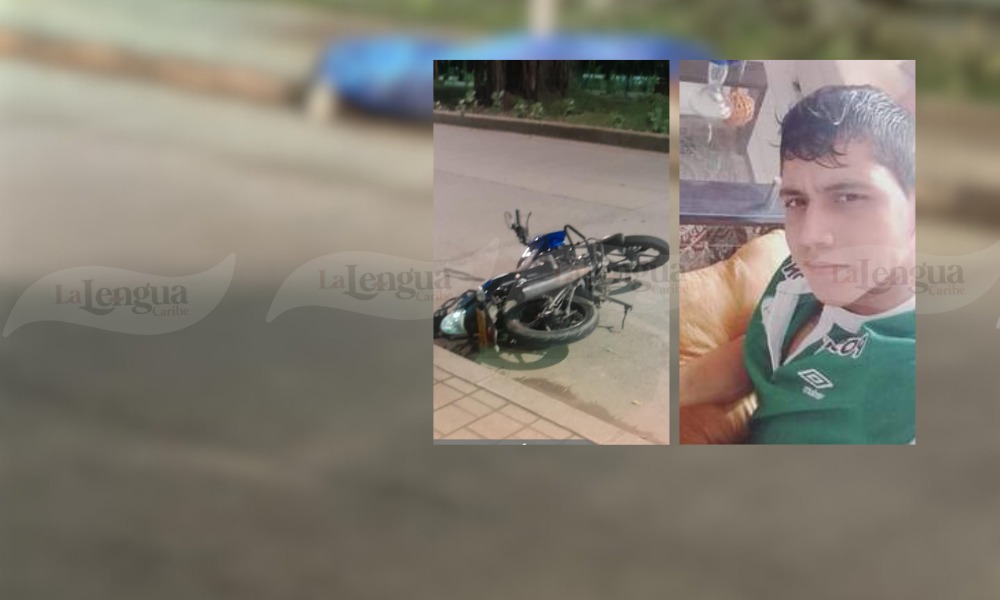 Lamentable, joven falleció en Montería tras impactar su moto contra un andén