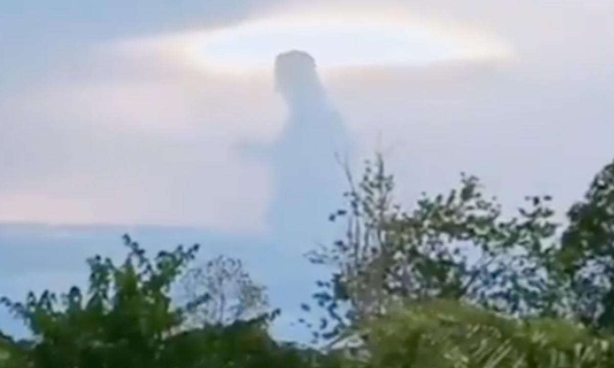 ¿Señal divina? Nube con forma de Jesús en el cielo ha conmocionado a las redes sociales