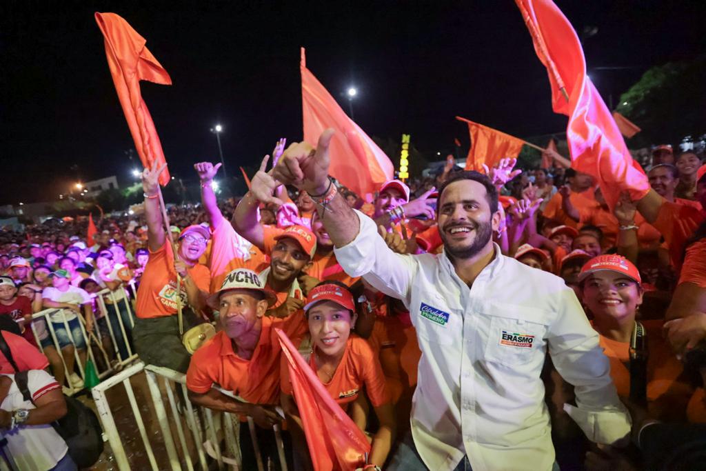 Respaldo multitudinario a Erasmo Zuleta en cierres de campaña en todo Córdoba