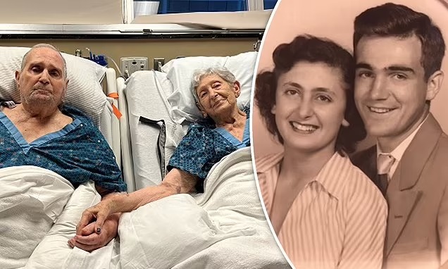 Pareja casada durante 69 años pasa el último día juntos tomados de la mano en el hospital