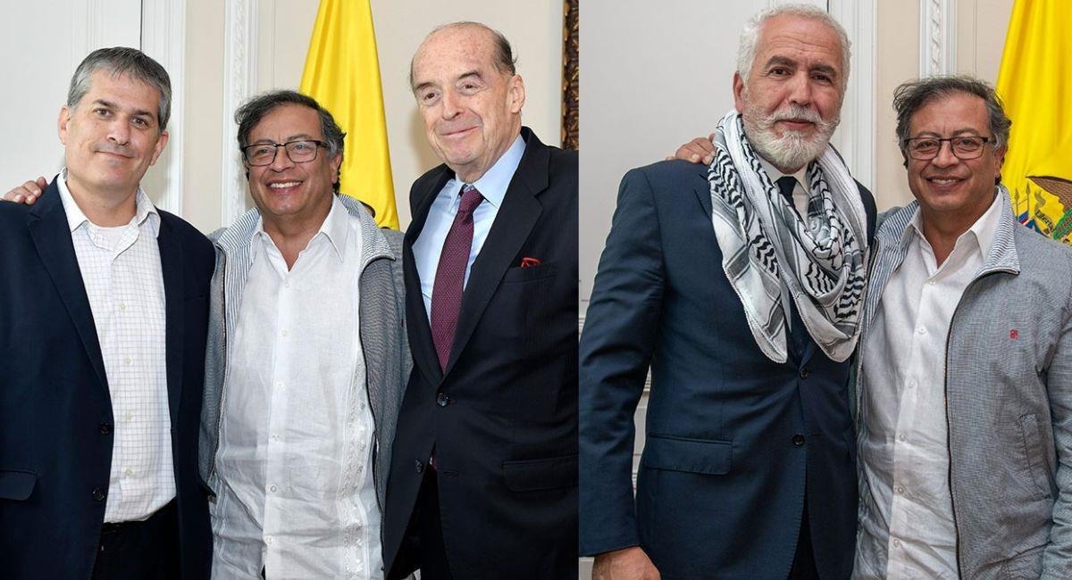 Petro en búsqueda de la paz: se reunió con los embajadores de Israel y Palestina ¿De qué hablaron?