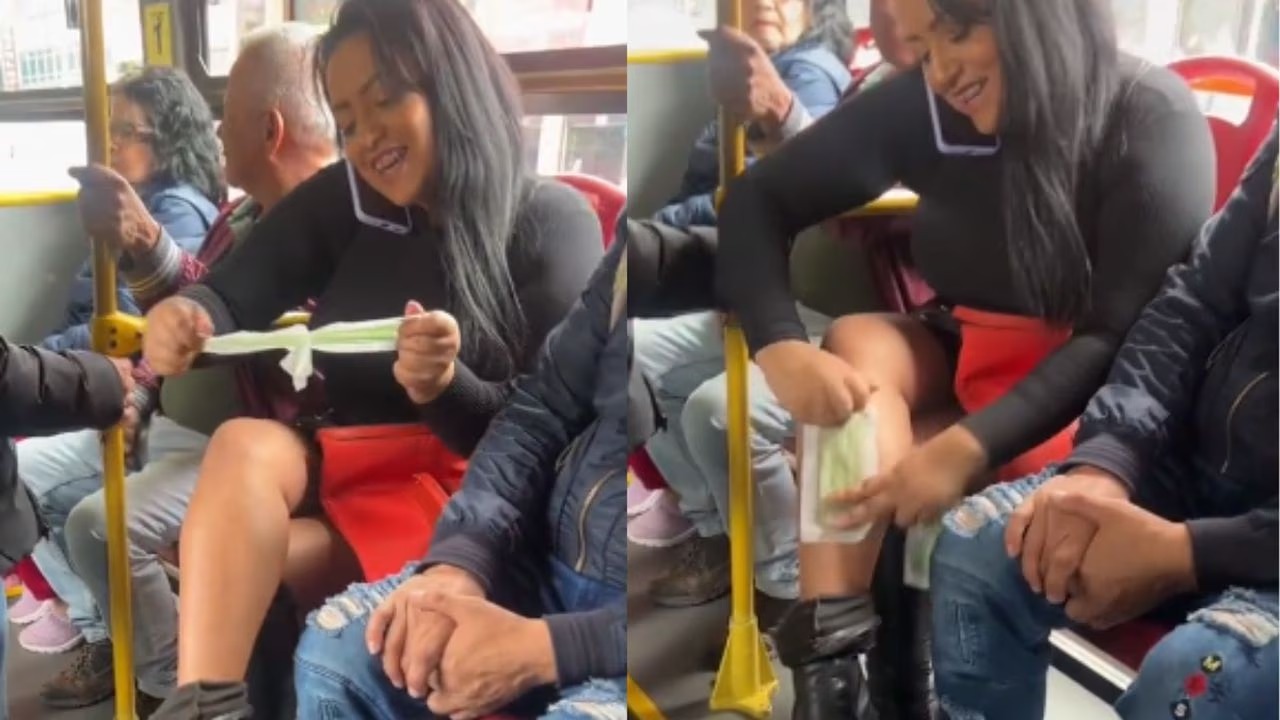 ¡Inaudito! Mujer es fuertemente criticada por depilarse las piernas en TransMilenio