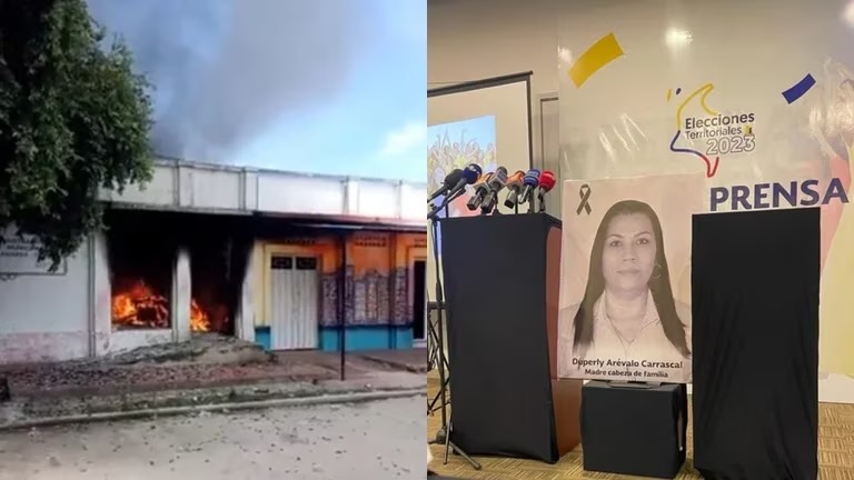 Ganó el voto en blanco en Gamarra (Cesar), donde murió una funcionaria luego de que incendiaran la Registraduría