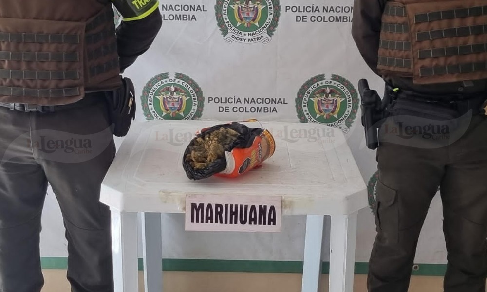 ¡Narcoencomienda! Hallan marihuana dentro de un pote de chocolate en la vía Planeta Rica – Montería
