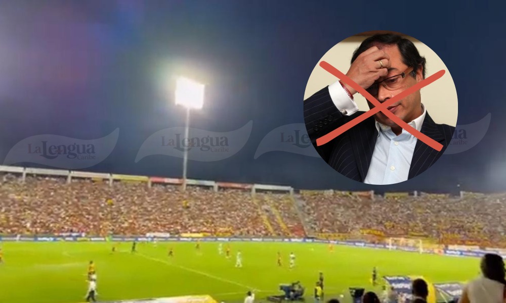 “Fuera Petro”: por quinta vez se escucha ‘el canto del desprecio’ en un estadio de fútbol