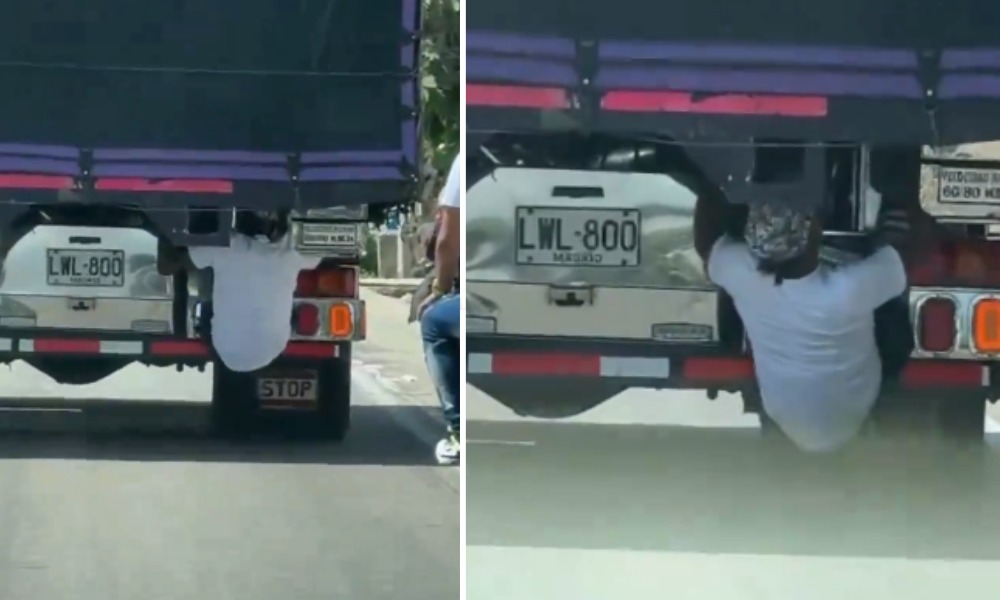 Ya las vías no son seguras, persiguen a los camiones en moto para robarles