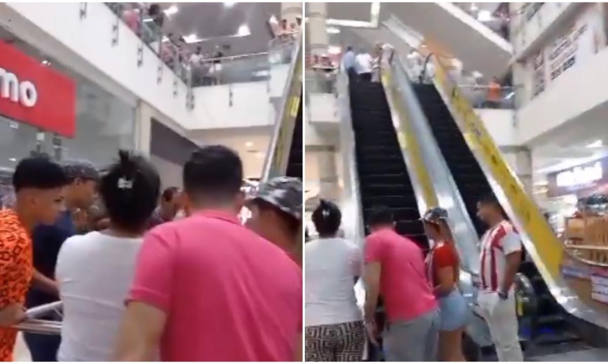 ¡Impactante! Niño de 4 años casi pierde sus manos en escaleras eléctricas de un centro comercial