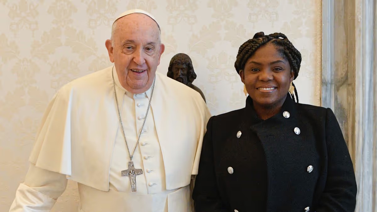 En video: así fue la reunión entre Francia Márquez y el papa Francisco en el Vaticano