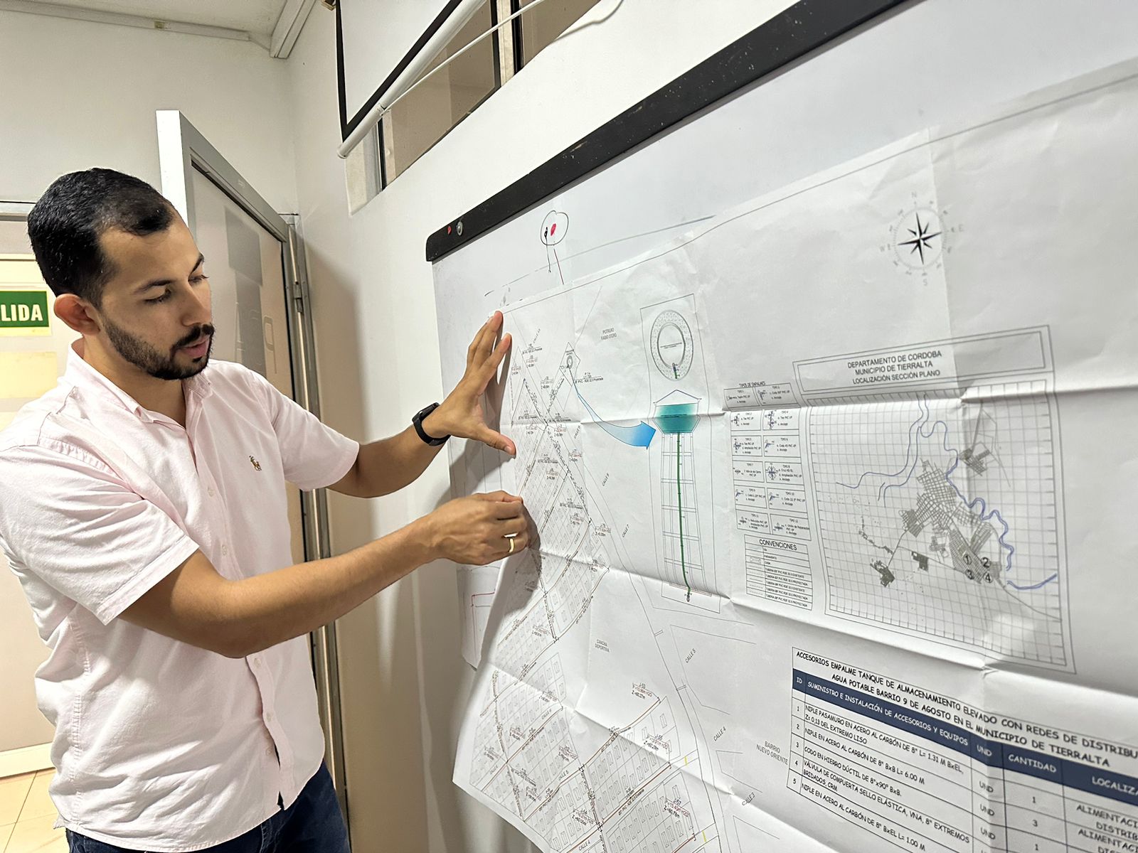 Aguas de Córdoba reactivará obras de expansión para ampliar cobertura de agua en el área urbana de Tierralta