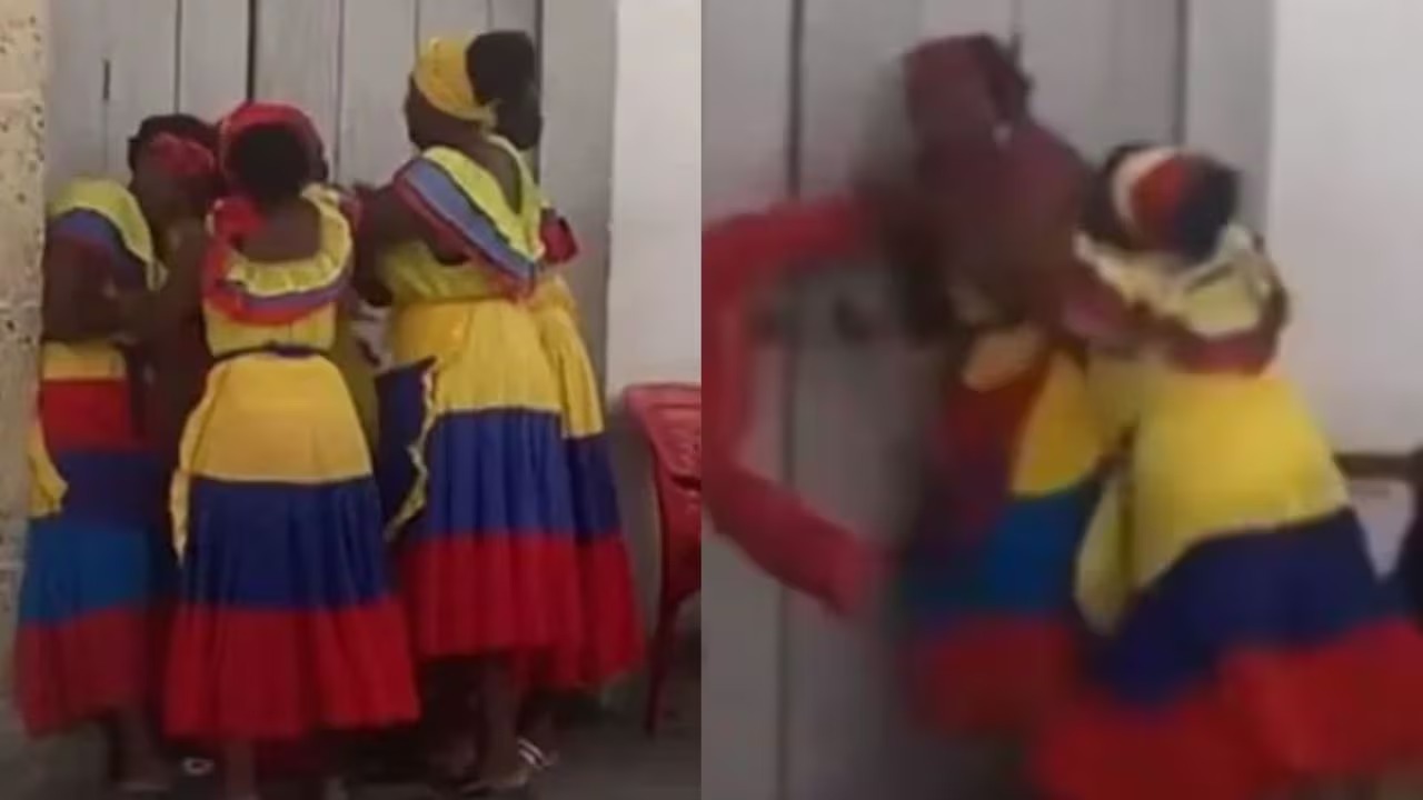 Se fueron de ‘mechoneada’: palenqueras protagonizaron bochornosa pelea en pleno Centro Histórico de Cartagena