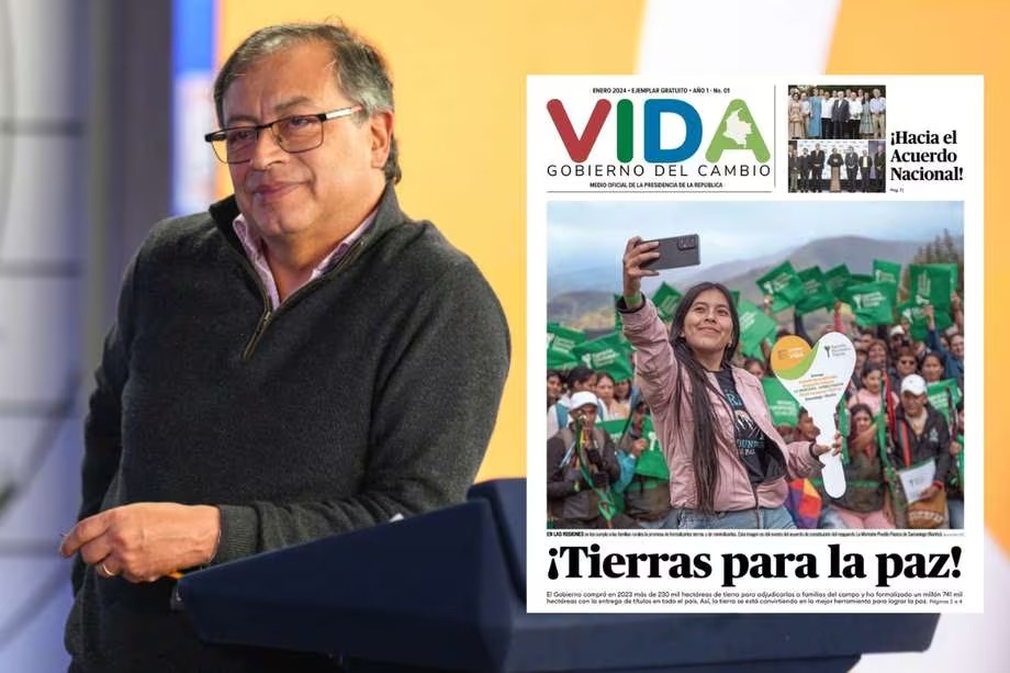 «El despilfarro»: Periódico ‘Vida’ del Gobierno de Petro costará $3.600 millones en solo seis meses