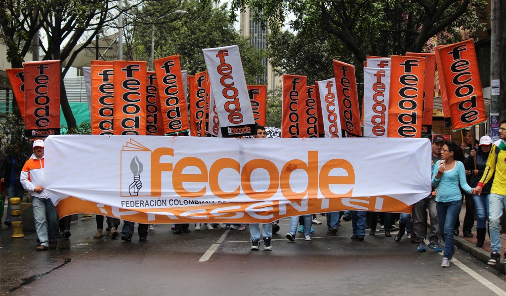 De nuevo a las calles: Fecode convoca marcha para este jueves 8 de febrero en todo el país