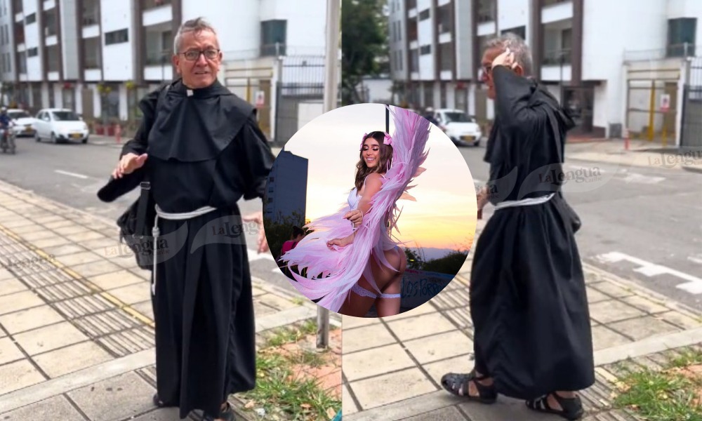 “Qué porquería”: Modelo posaba en ‘paños menores’ para unas fotos y sacerdote la ‘insultó’ en plena vía