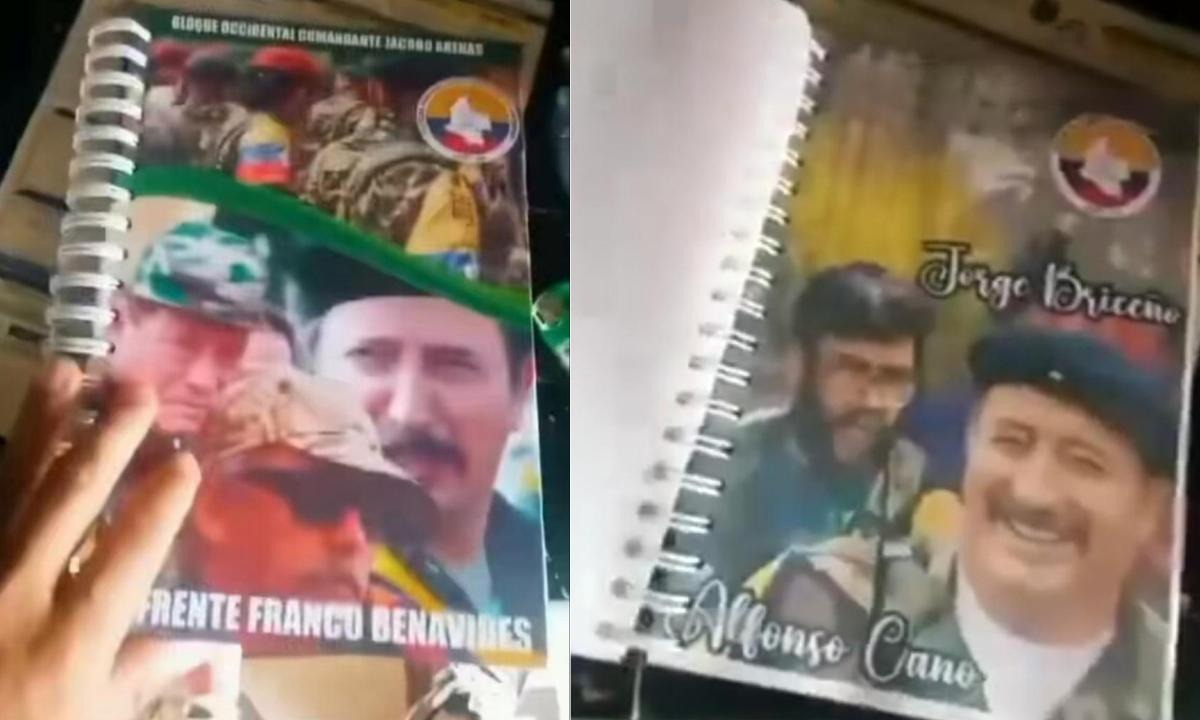 “Colombia es un chiste”: Estarían entregando cuadernos con propaganda de las disidencias de las Farc