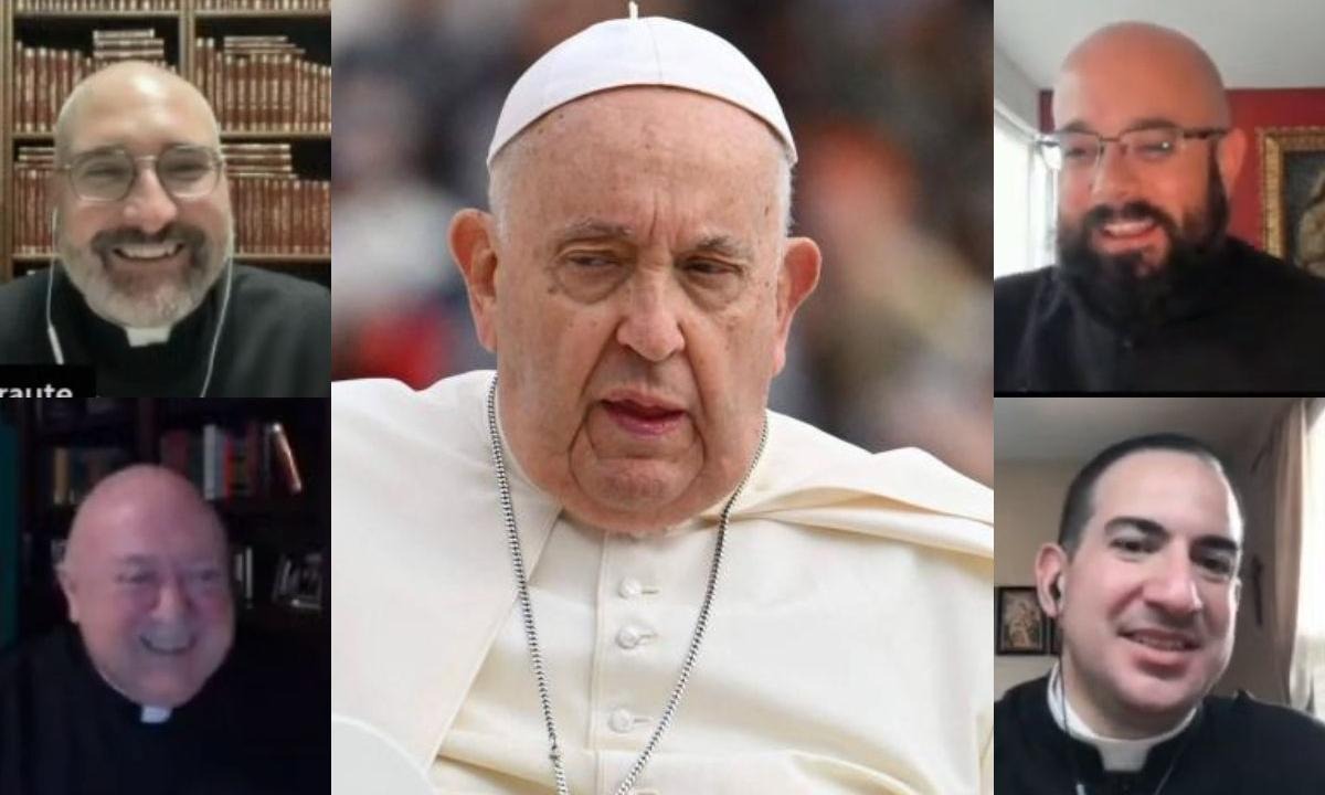 “Yo también rezo mucho por el Papa, para que pueda ir al cielo cuanto antes», polémica por palabras de curas en transmisión en vivo
