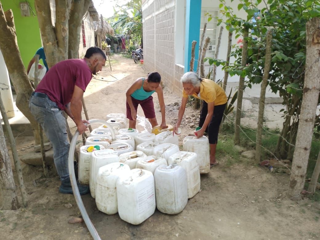 Alcaldía de Cereté ha entregado más de 1.5 millones de litros de agua potable para enfrentar sequía