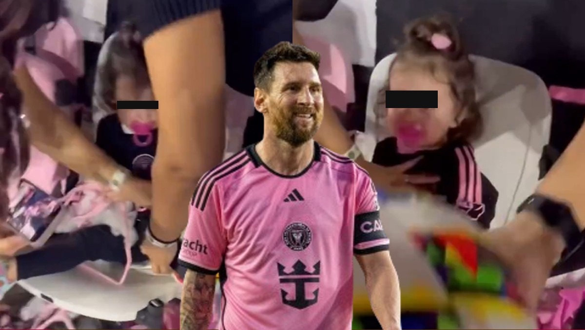 «Te pegó Messi, no pasa nada»: fan que idolatra a Lionel celebra que su hija recibiera un balonazo del futbolista