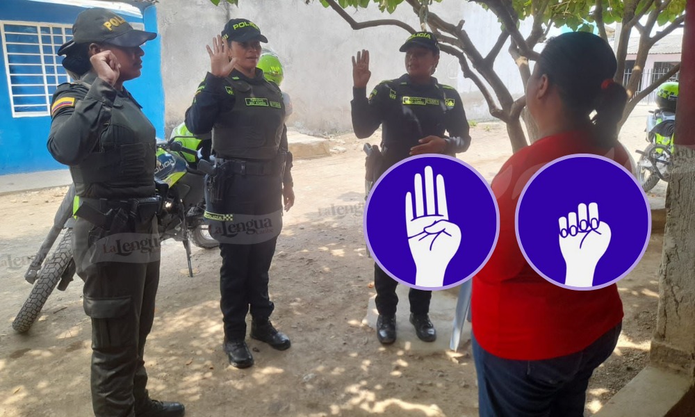 “Una señal te puede salvar”: Patrulla Púrpura en Montería da a conocer la señal de auxilio ¿La conoce?