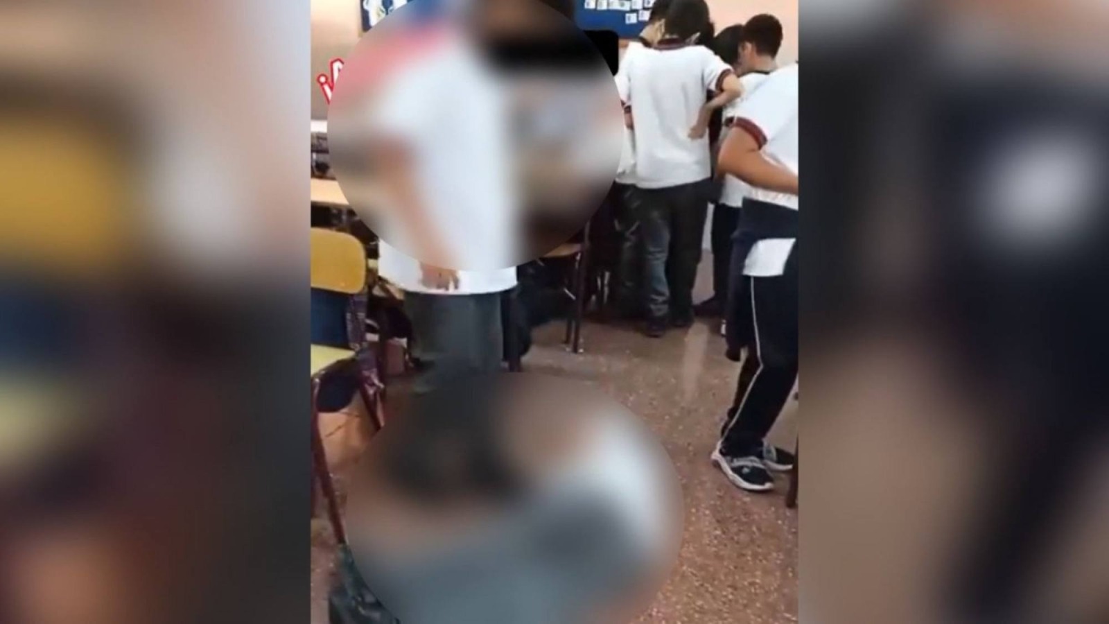 Indignante: niño en silla de ruedas es víctima de bullying en su colegio, un compañero lo pateó hasta dejarlo en el piso