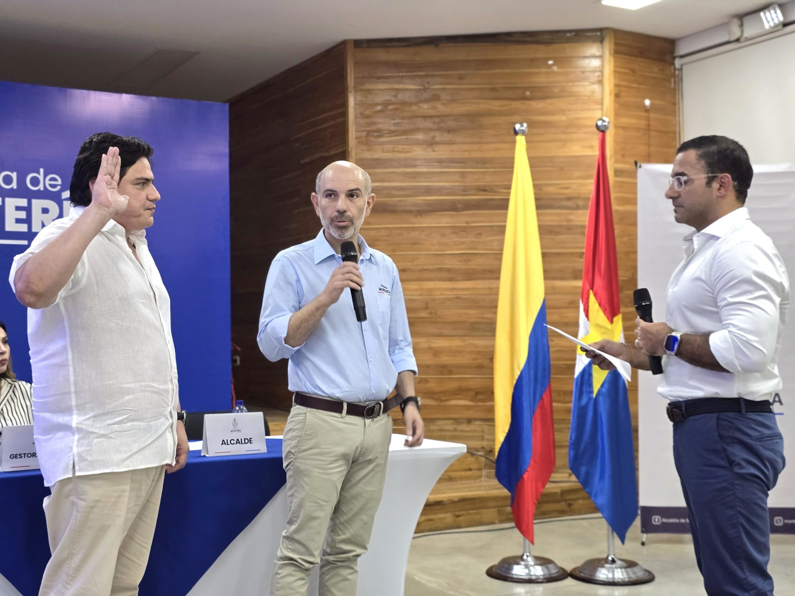 Alcalde Hugo Kerguelén posesionó a los nuevos Gerente de Ciudad y Secretario de Desarrollo Económico