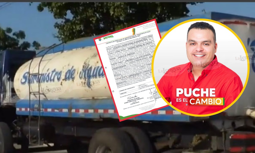 El papá de los robos descarados en Momil, alcalde Efrén Puche alquiló un carrotanque por casi $400 millones por 3 meses