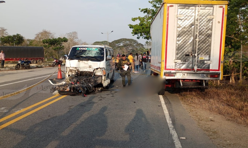 Siniestro vial en la entrada hacia Canalete cobró la vida de un motociclista