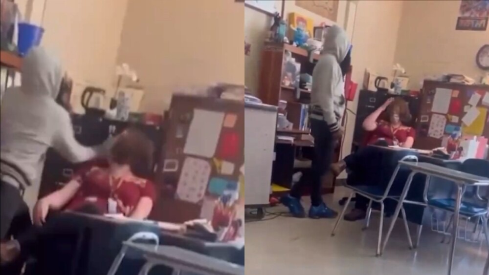 ¡Qué atrevido! Estudiante cacheteó a su profesora en plena clase frente a todos sus compañeros