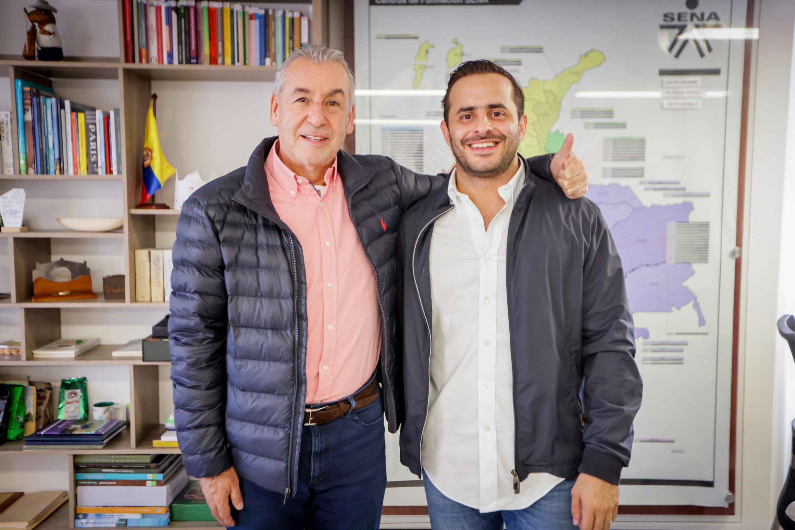 Gobernador Erasmo Zuleta y director Nacional del SENA acuerdan ampliar acceso a la educación técnica para jóvenes cordobeses