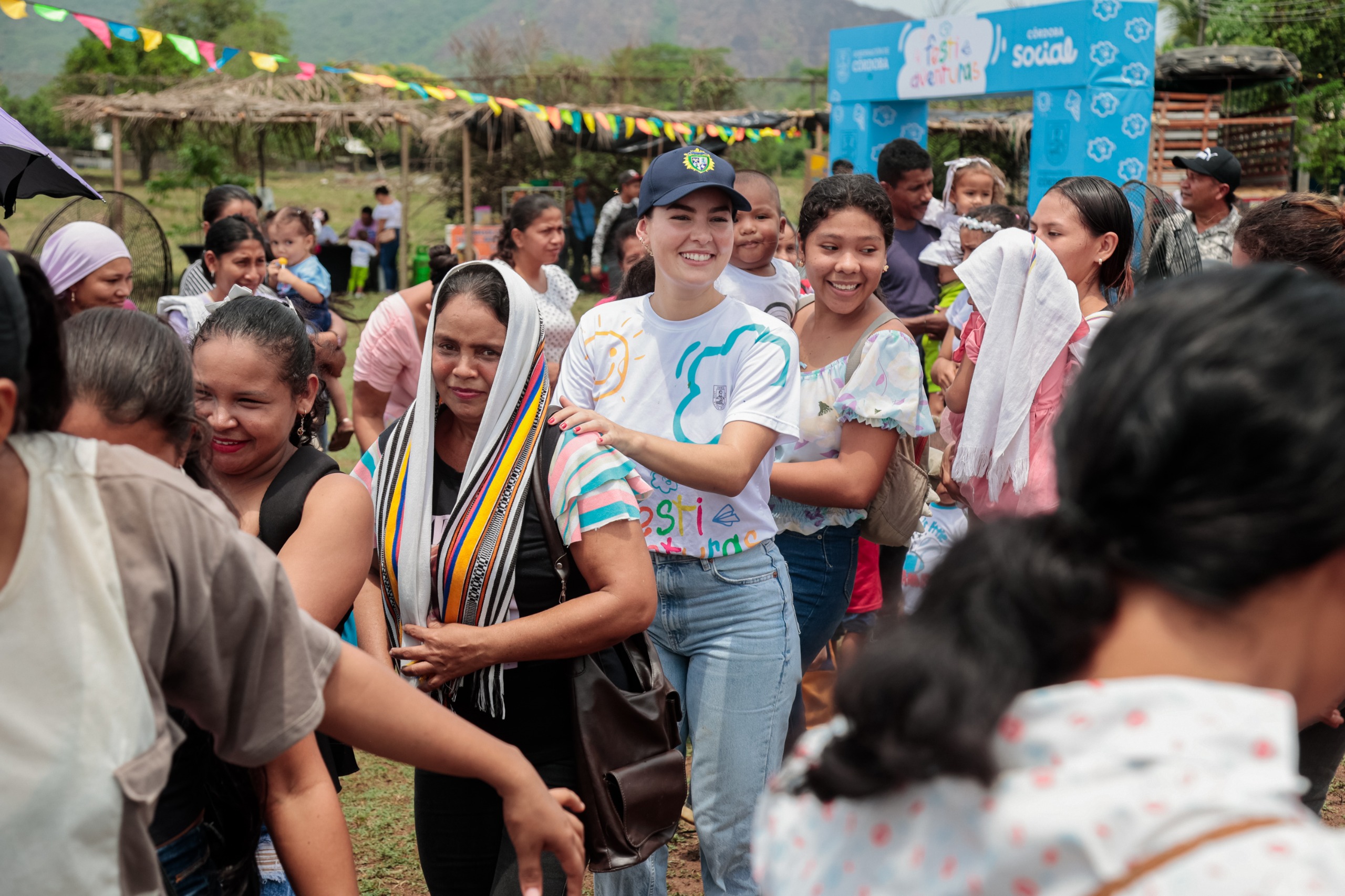 ¡Buena esa gestora! En Santa Fe de Ralito, inició el recorrido departamental de Festiaventura